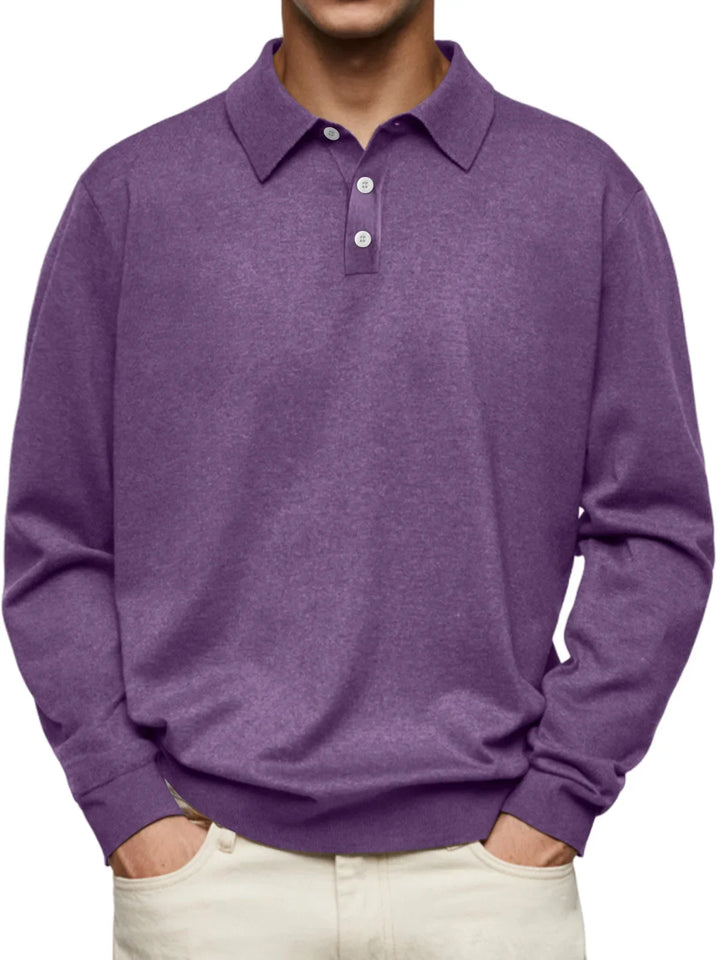 Beeckhoven™ | Alledaags Poloshirt met Lange Mouwen
