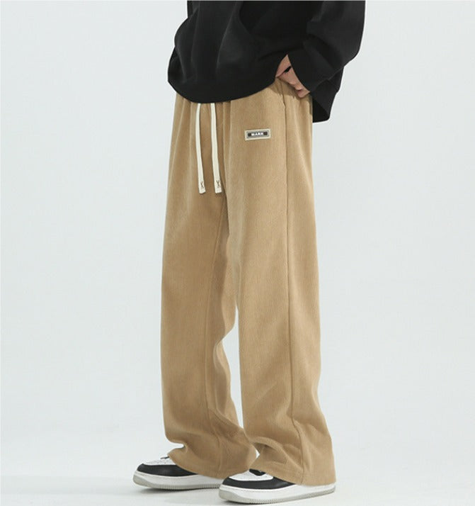 Johan | Corduroy broek met wijde pijpen