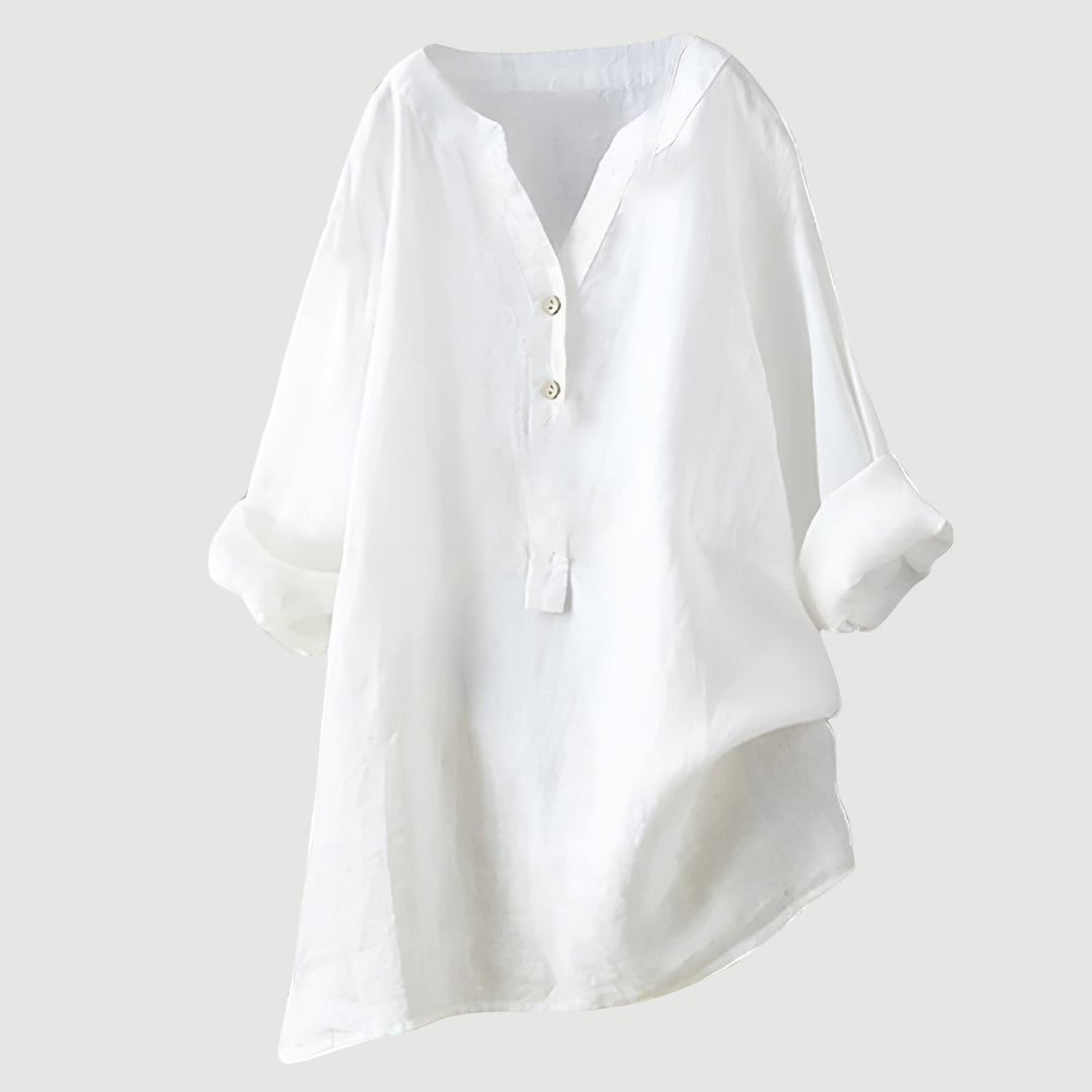 Beeckhoven™ | Luchtige en Comfortabele Linnen Damesblouse