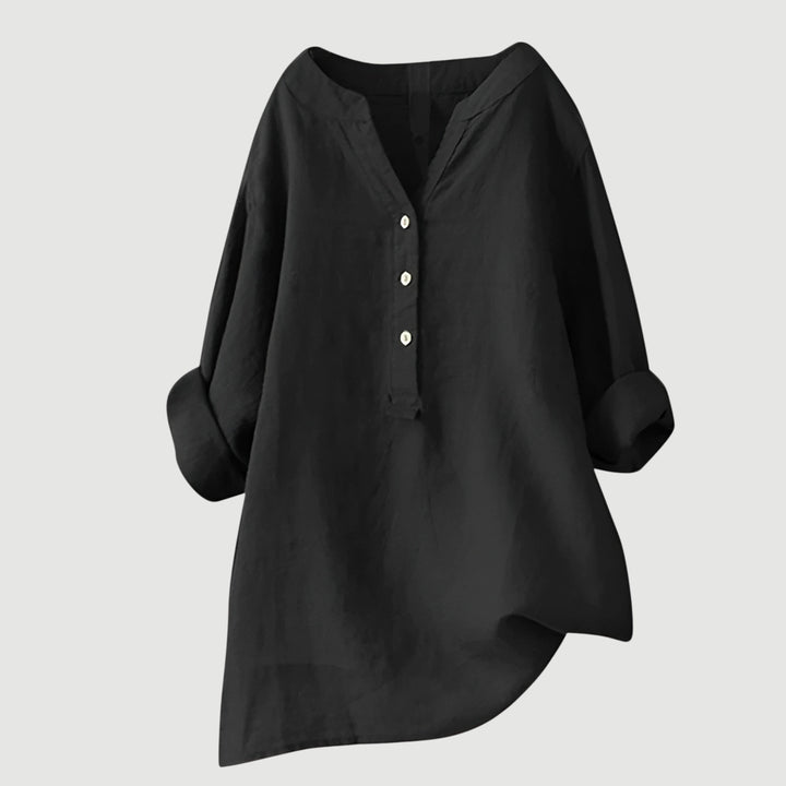 Beeckhoven™ | Luchtige en Comfortabele Linnen Damesblouse