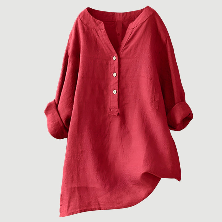 Beeckhoven™ | Luchtige en Comfortabele Linnen Damesblouse