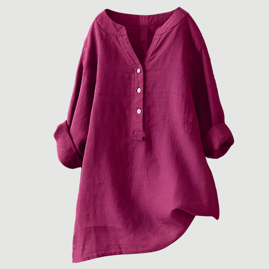 Beeckhoven™ | Luchtige en Comfortabele Linnen Damesblouse