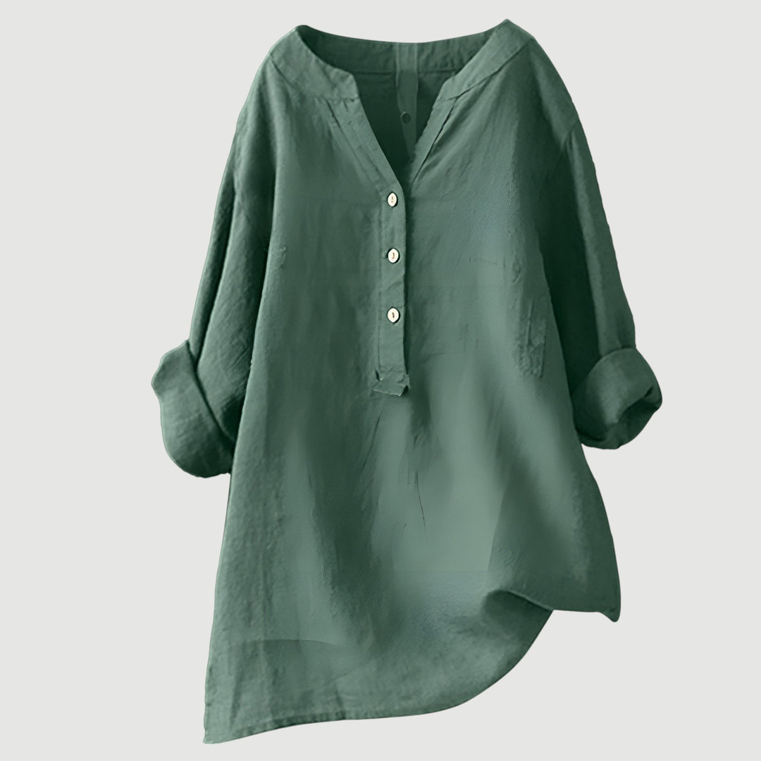 Beeckhoven™ | Luchtige en Comfortabele Linnen Damesblouse
