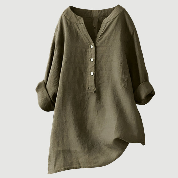 Beeckhoven™ | Luchtige en Comfortabele Linnen Damesblouse