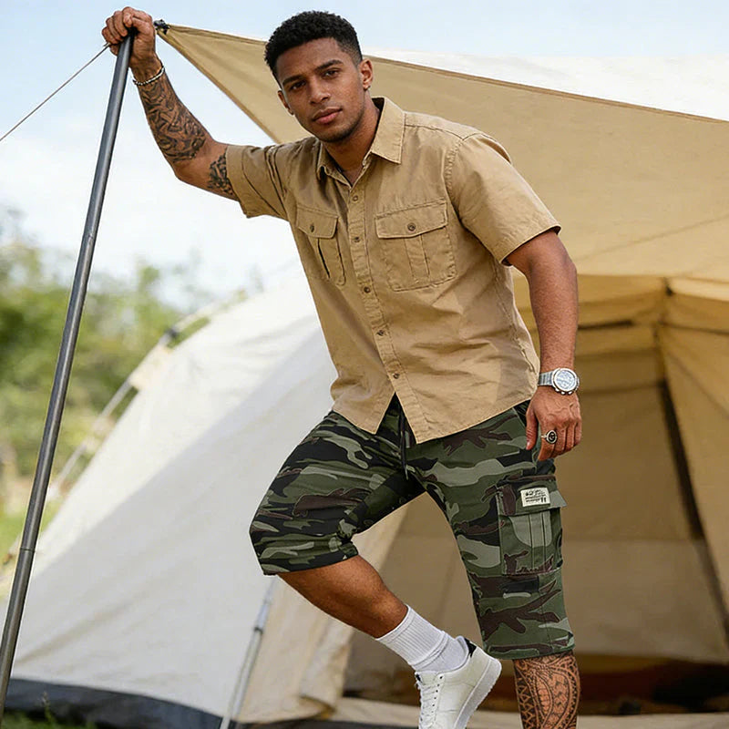 Beeckhoven™ | Camouflage Cargo Short voor Heren